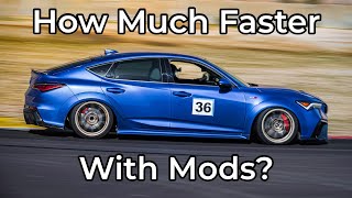 Modified Integra Type S  How Much Faster Around Laguna Seca?