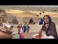 Desert women afternoon routine  traditional recipe  traditional desert village life in pakistan 