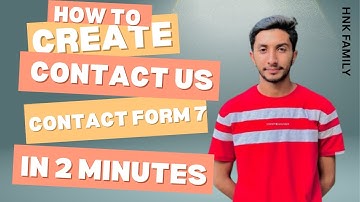 How to Create a Contact Us Page in WordPress in 2 Minutes (2025) | Plugin Tutorial for Beginners