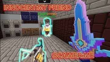 Proof Scammer (10) How to scam ‎@d3stroyer133   in Skyblock Blockman Go
