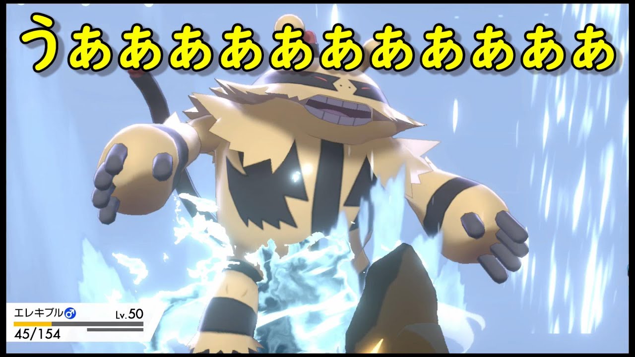 ポケモン剣盾 これがエレキブルの本気 ダイパリメイク Youtube