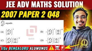 Q48 JEE Advanced 2007 Mathematics Paper 2 Solution | Second Derivative of Inverse Function |