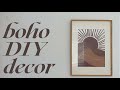 boho DIY decor || boho painting tutorial || boho art