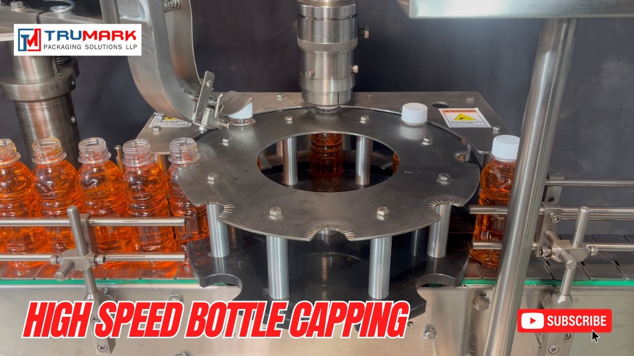 Automatic Screw Capping Machine | High Speed Bottle Cap Tightening ...