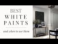 Best white paints  and when to use them