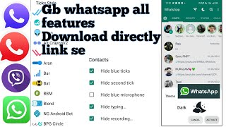 GB Whatsapp All Advance futures| Latest version Apk pro (In Hindi)#gbwhatsapp screenshot 3