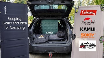 Best Sleeping Gear and Idea while Camping. Trekway / Naturehike / Coleman / SoJoy / Kamui (Review)