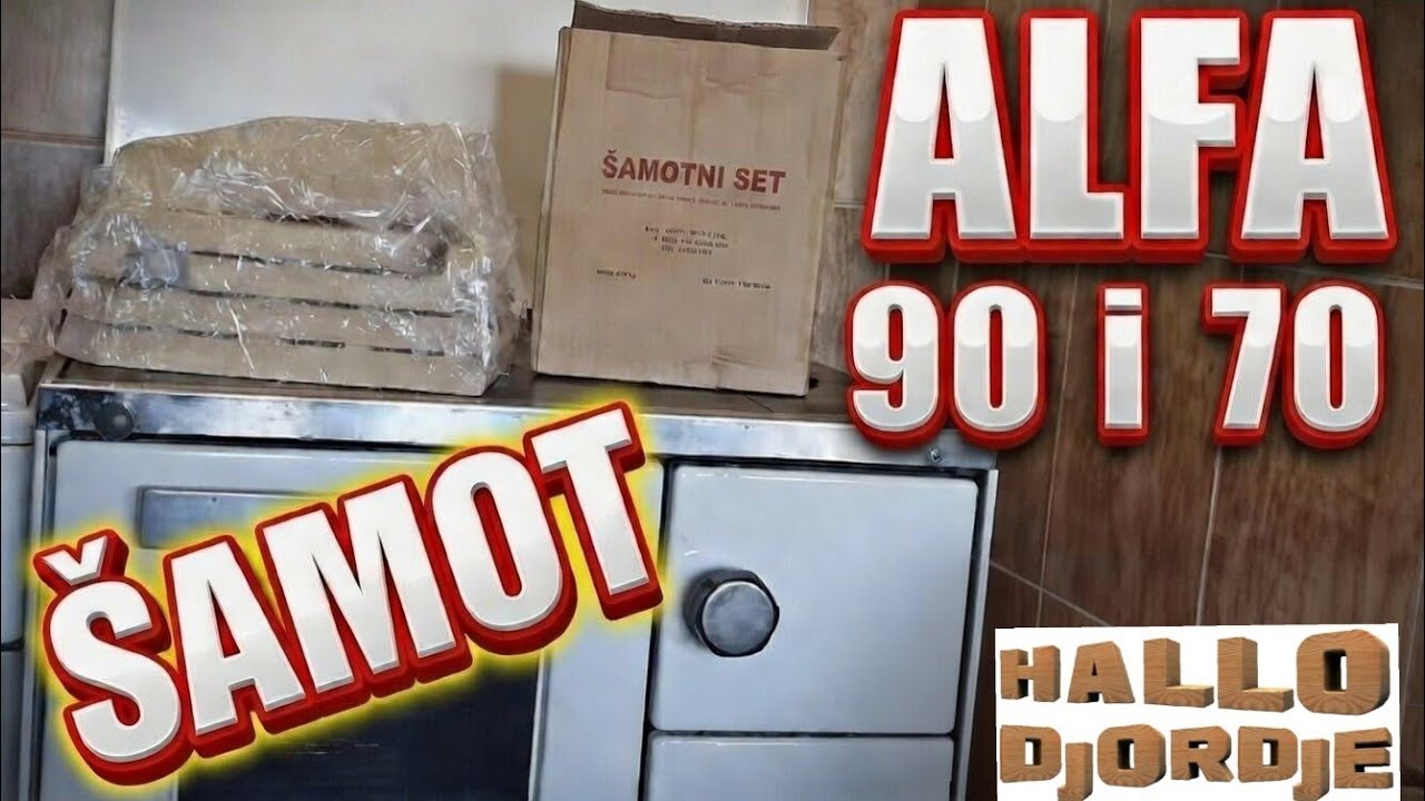 Kako Zamijeniti Šamot u Alfa Plam 90 / 70 Peći