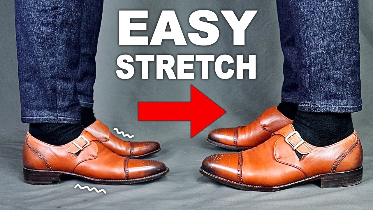 STRETCH Your Shoes Like a PRO | Easiest Way to Stretch Your Leather Shoes -  YouTube