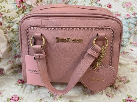 What fits inside this Juicy Couture Satchel. For Sale. 