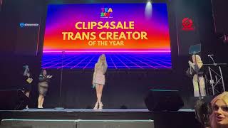Gray Perrier wins Trans Creator of the Year 2026 at Trans Erotica Awards presented by clips4sale 