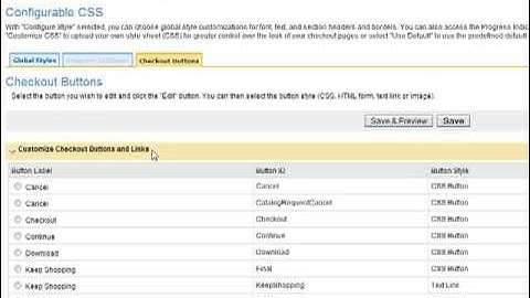 Yahoo Store Checkout Manager Custom Buttons