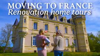 What renovating homes in France as an expat REALLY looks like–touring houses mid-renovation