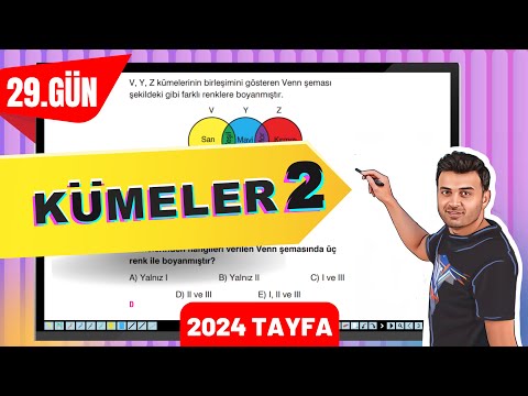 KÜMELER 2 | 29. GÜN #40GündeTYTmatematikkampı