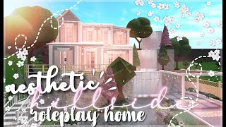 - aesthetic hillside roleplay home || roblox - bloxburg || floria -