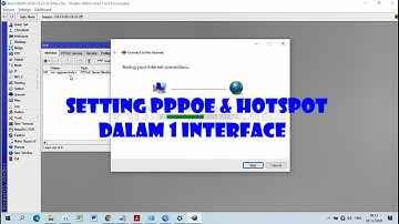 Cara Setting PPPoE dan Hotspot dalam Satu Interface
