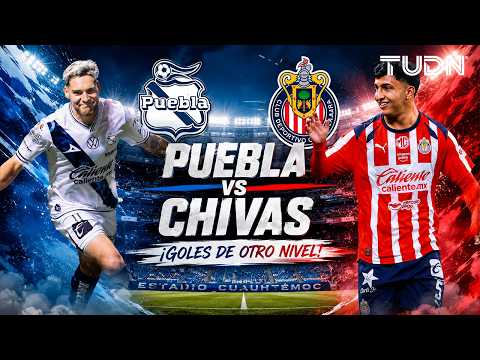 ¡ESPECTACULARES! ⚽️🔥 Top 10 GOLAZOS del Puebla vs Chivas en el Cuauhtémoc | TUDN