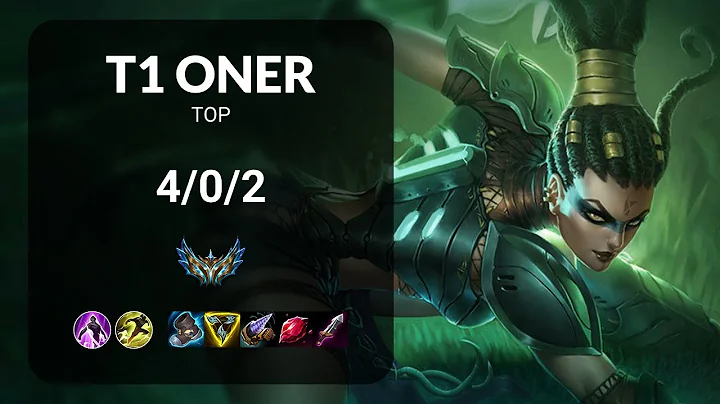 T1 Oner Nidalee vs Camille TOP - KR CHALLENGER Patch 15.10