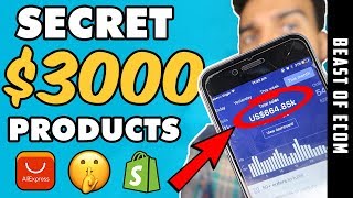 SECRET Method to Find $3000/Day Shopify Products For Dropshipping | Product Research 2019