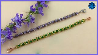 Easy Crystal  Bracelet Tutorial