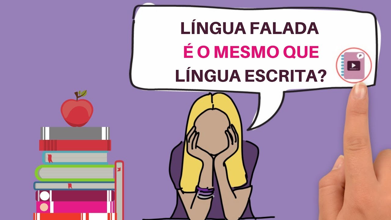 LÍNGUA - Língua Falada e Língua Escrita - BEM FÁCIL I Português On-line -  YouTube