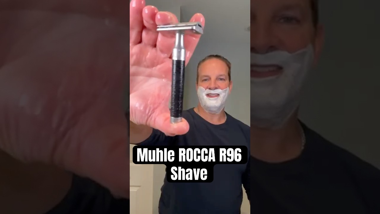 Muhle Rocca R96 Black Closed Comb Stainless Steel Safety Razor
