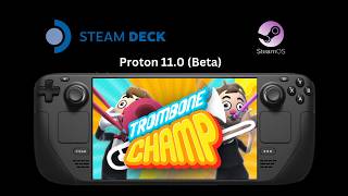 Trombone Champ - Steam Deck Gameplay