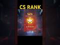 cs rank new season #shorts #freefire #ytshorts
