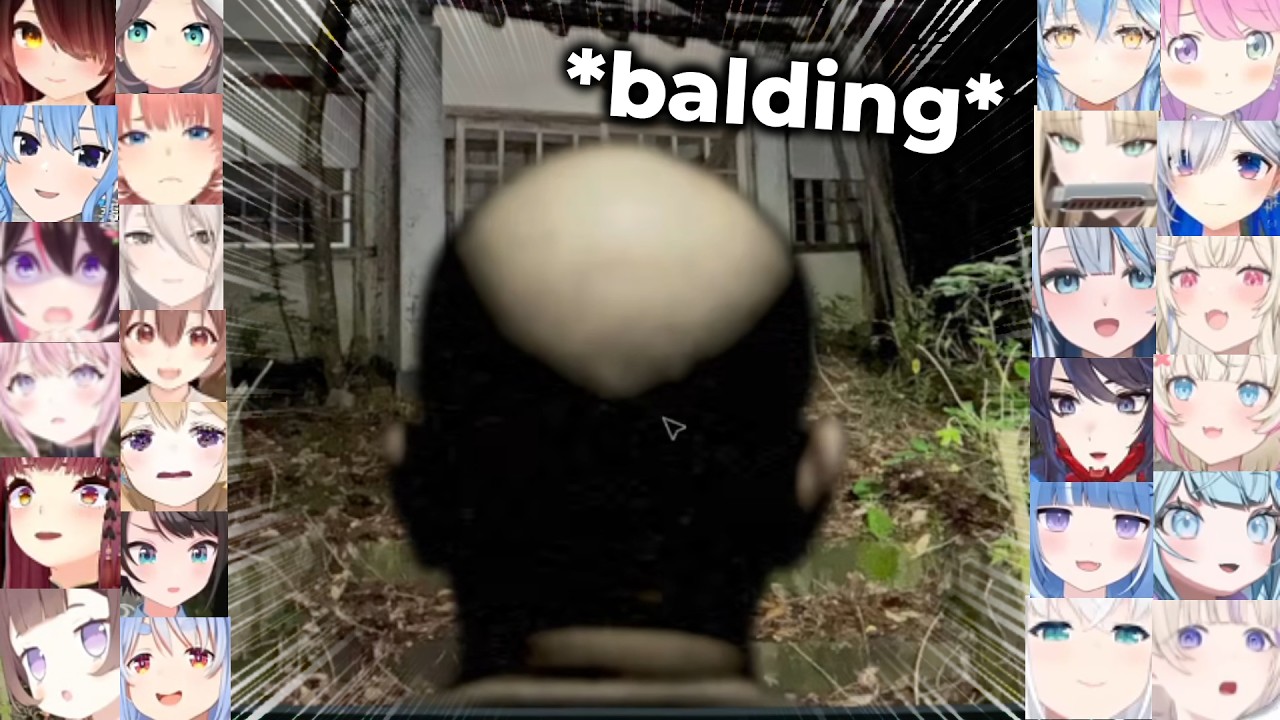 Hololive Girls (& Indies) Reaction To Balding Ojisan Jumpscare | Japan Stigamatized Property