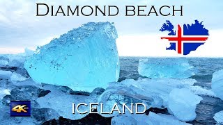 Diamond beach Iceland 4K