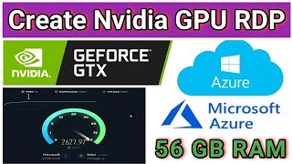 How To Create GPU RDP in Azure 2021 || How To Run GPU RDP in Azure Account