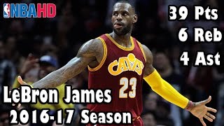 LeBron James Full Highlights vs Raptors ECSF Game 2 - 39 Pts, 6 Reb, 4 Ast, 3 Stls, 2 Blks!