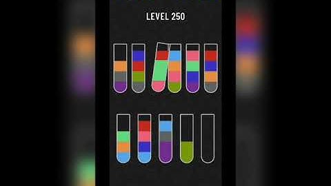Water sort puzzle level 250