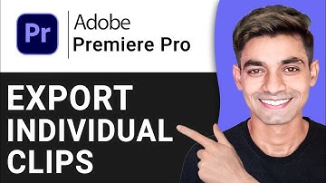 How to Export Individual Clips from Premiere Pro (Easy Way)