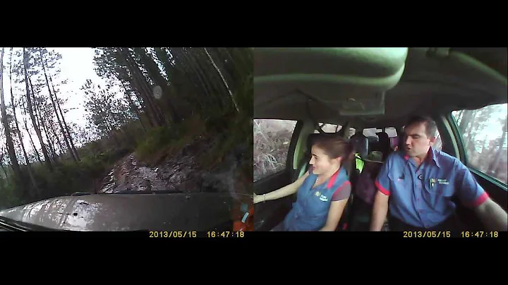 Jill Hopper's first drive and she bogged it good. ...