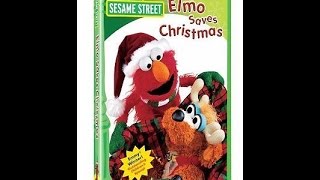 Opening Closing To Elmo Saves Christmas 2008 Dvd