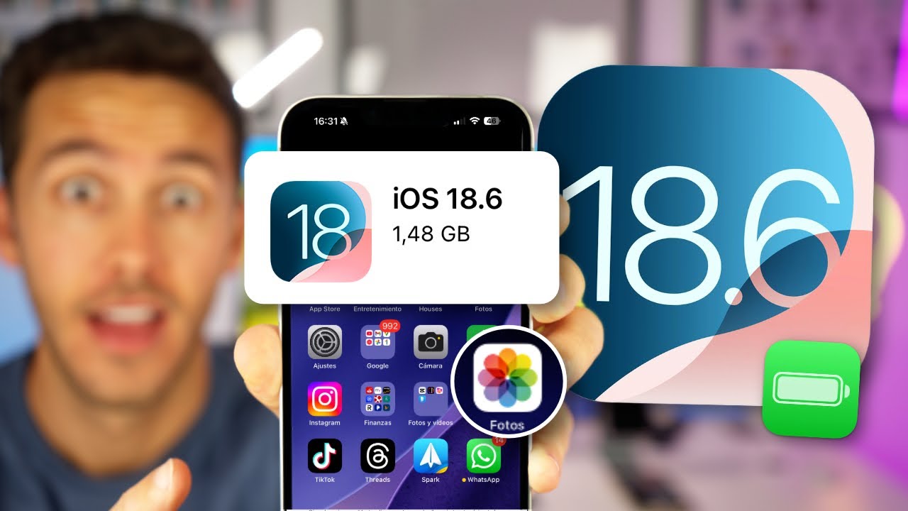 iOS 18.6 SALE HOY, actualización IMPORTANTE con NOVEDADES para iPhone 🔥