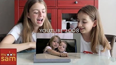 Sophia and Bella REACTING TO OUR YOUTUBE VIDEOS FROM 2008 on Mugglesam