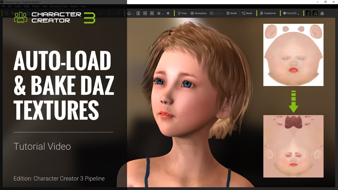 character creator 3 custom hair