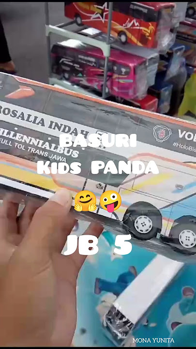 BUS BASURI KIDS PANDA JETBUS 5 BUS MINIATUR