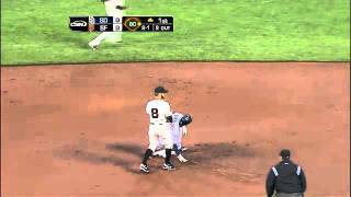 2011/09/12 Sanchez throws out Bartlett