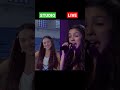OLIVIA RODRIGO GOOD 4 U STUDIO Vs LIVE PERFORMANCE Shorts