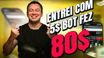 Coloquei $5 e fiz $80 com Robô Trader pelo Celular na DERIV!