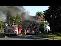 Boucherville: Two homes ablaze in powerful wind conditions 6-1-2021