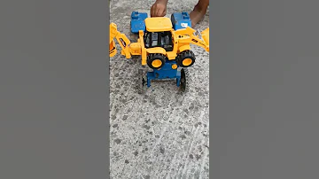 Cute Tructer JCB Toy Onemaster Shorts Youtube Youtubeshorts 