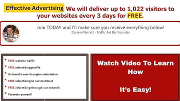 How to get up to 1022 free website visitors every 3 days for free!
