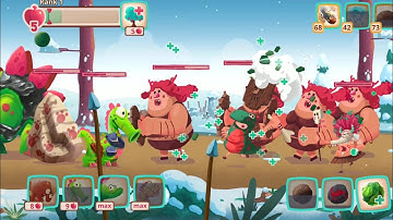 Dino Bash all levels max #68 gameplay walkthrough part 65