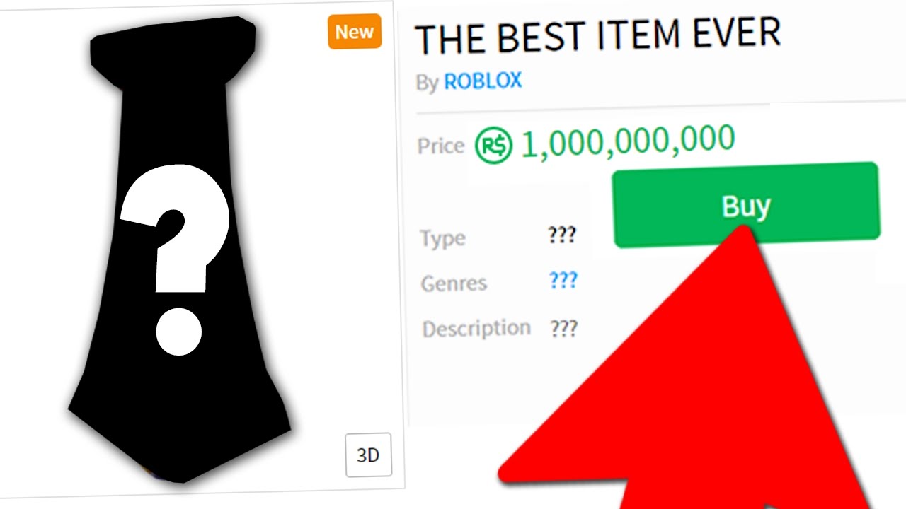 Buying The Best Item In Roblox Youtube