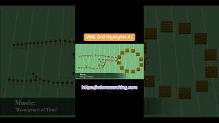 Micro Marching Drill Highlights #2 #marching #marchingarts