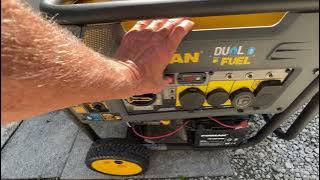 The starting procedure for Firman Duel Fuel Generator